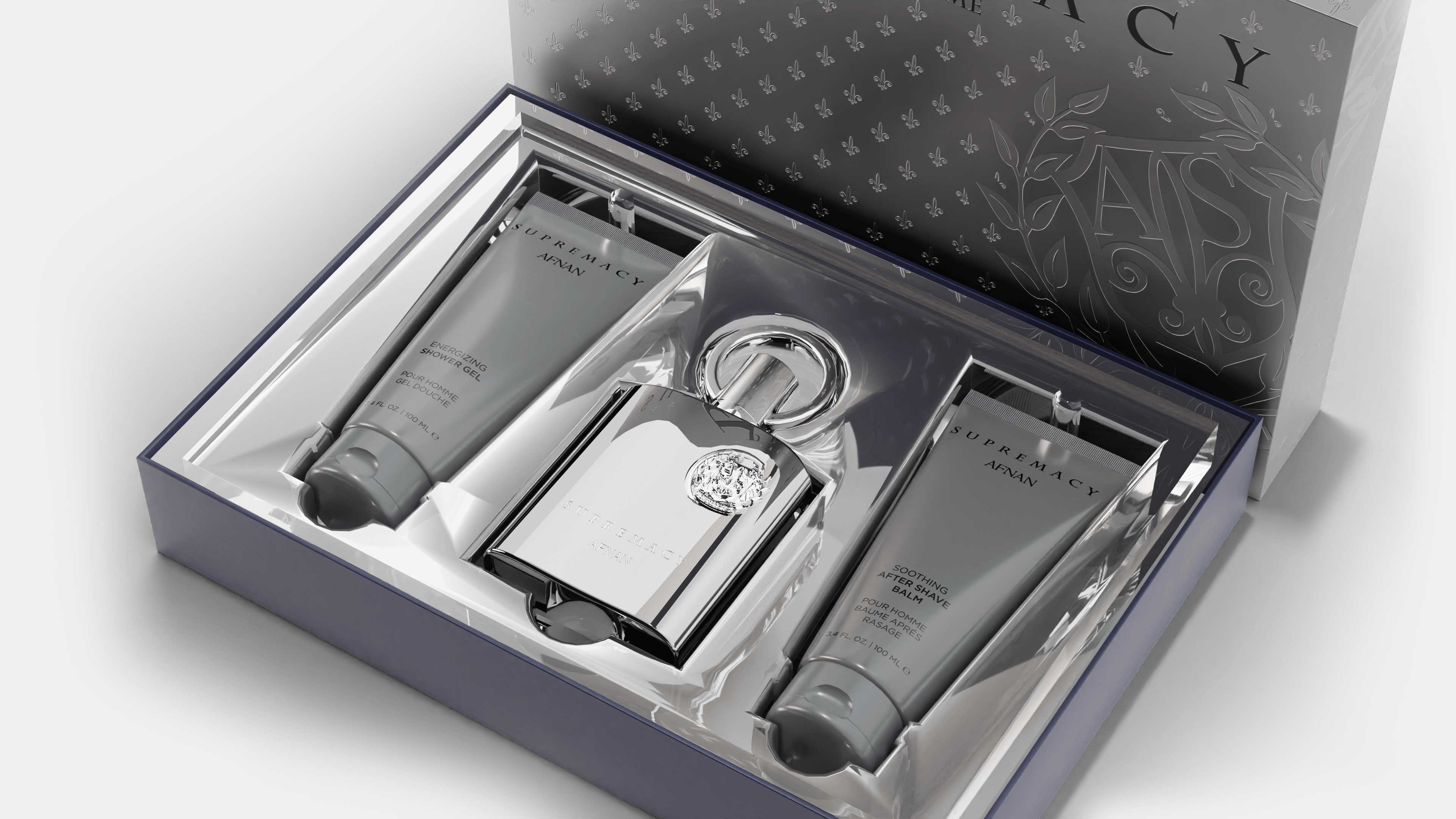 ZESTAW UPOMINKOWY SUPREMACY SILVER